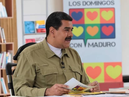 Maduro, en su programa de radio y televisi&oacute;n.