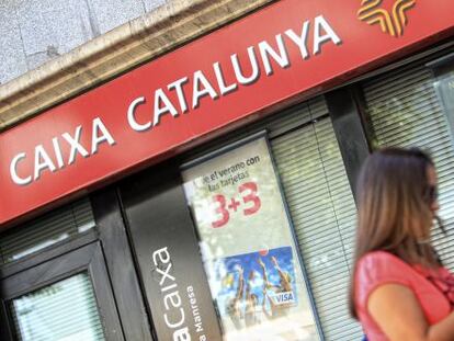 Oficina de  Caixa de Catalunya, reconvertida en Catalunya Banc