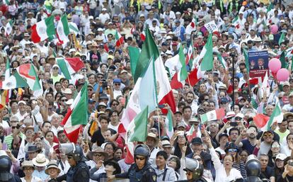 Mexicans take to the streets at the weekend to protest against Donald Trump.