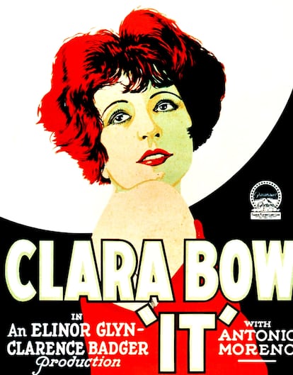  Poster for the 1927 silent film ‘It’ with Clara Bow.