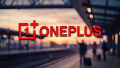 Logotipo de OnePlus con fondo de despedida