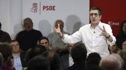 El exlehendakari y aspirante a secretario general del PSOE, Patxi López.