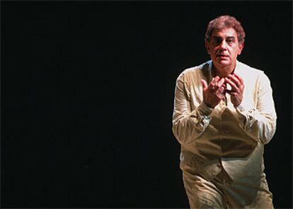 Plácido Domingo, en su papel de Siegmund de <i>La valquiria,</i> en el Teatro Real.