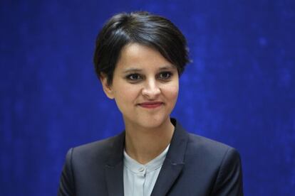 La ministra francesa de Derechos de las Mujeres, Najat Vallaud-Belkacem.