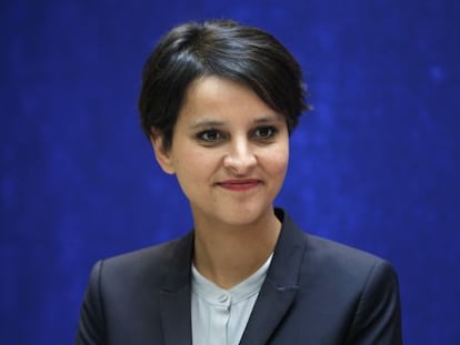 La ministra francesa de Derechos de las Mujeres, Najat Vallaud-Belkacem.