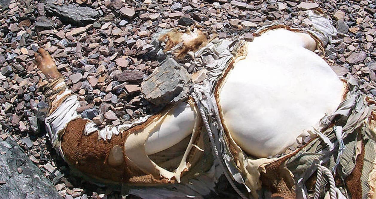 El cuerpo de Mallory, congelado en el Everest.