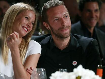 Gwyneth Paltrow e Chris Martin em janeiro deste ano.