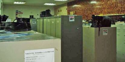 Vestuarios de la comisaría del distrito de Centro.