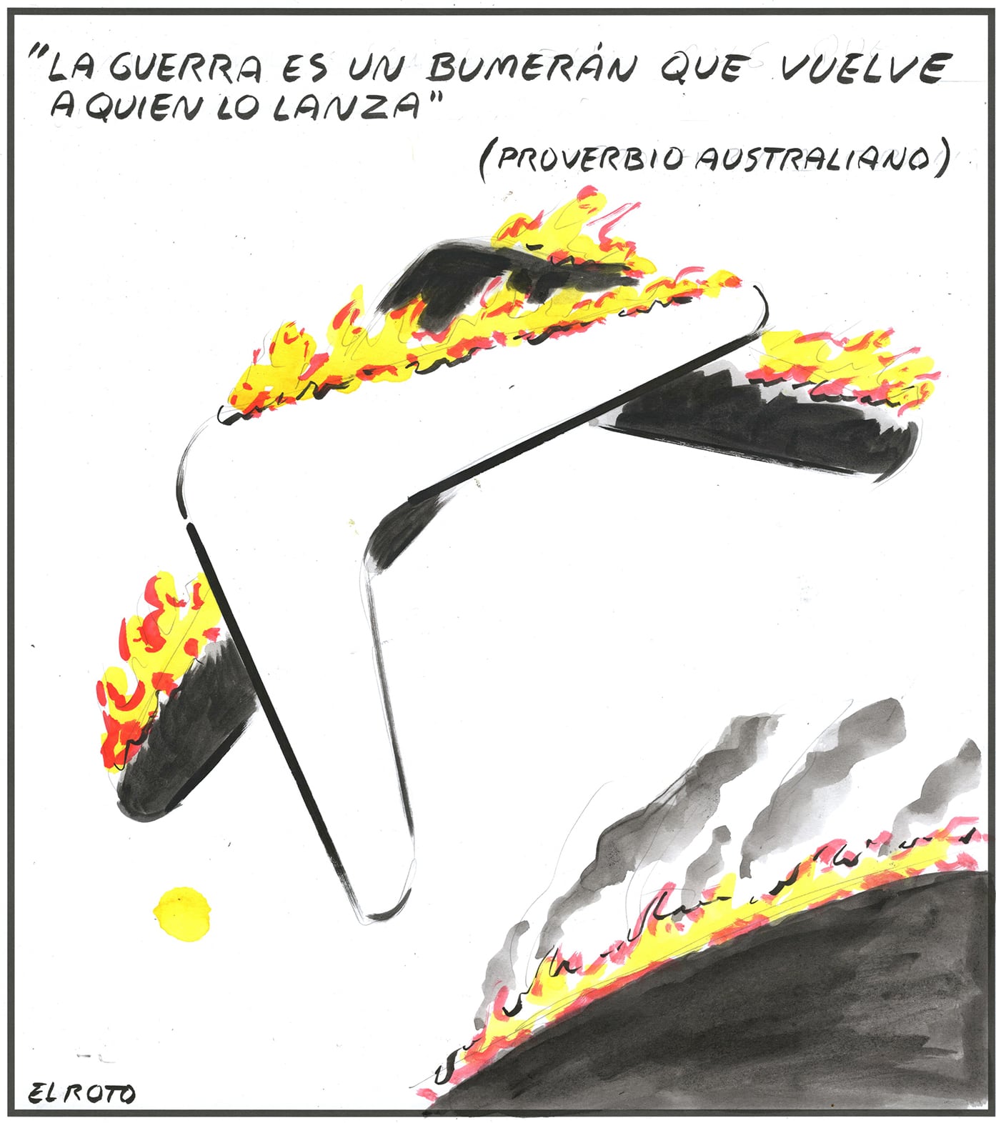 El Roto: la guerra