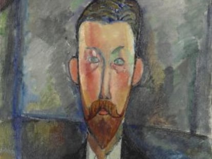 Modigliani se inspiró en 'El caballero de la mano en el pecho' para su cuadro 'Paul Alexander'.