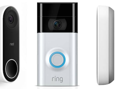 De entre los modelos analizados de videoporteros inteligentes, se encuentran el Google Nest Hello y Ring Video Doorbell 2.
