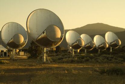 Conjunto de telescopios Allen, en California, del programa SETI de búsqueda de inteligencia extraterrestre.