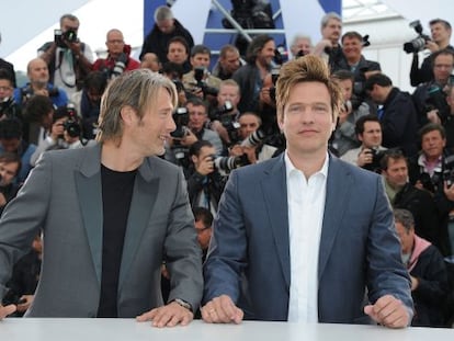 El actor Mads Mikkelsen y el director Thomas Vinterberg