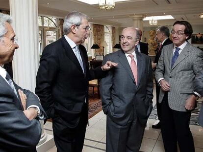 Touriño, Joaquín Almunia, Julio Fernández Gayoso y José Luis Méndez