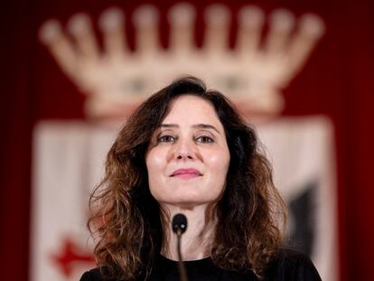 La presidenta de la Comunidad de Madrid, Isabel Díaz Ayuso, en una imagen de archivo.
