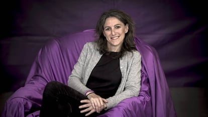 María Oliver, candidata de Unides Podem a la Alcadía de Valencia, en la Morada, la sede de Podem. 