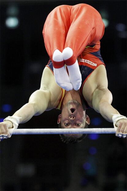 Rafa Martínez, durante su ejercicio.