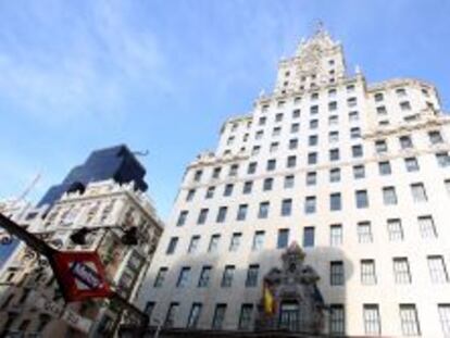 Sede de Telef&oacute;nica en Gran V&iacute;a.