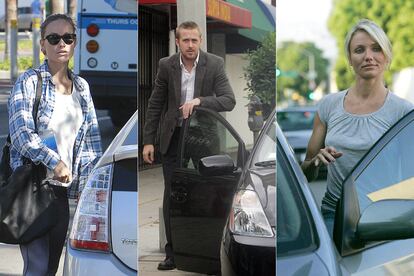 Olivia Wilde, Ryan Gosling y Cameron Diaz también se han dejado ver con el Toyota Prius.