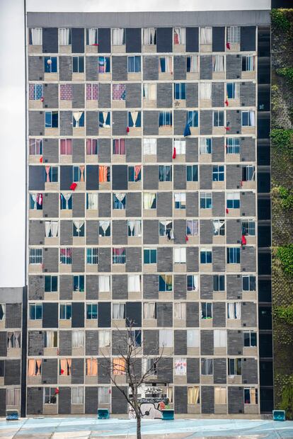 Un edificio en Bogotá.