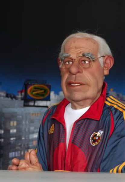 Luis Aragonés, en versión de látex.