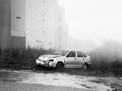 Fotografía sin título perteneciente a la serie 'Camiño negro', 2017-2019.