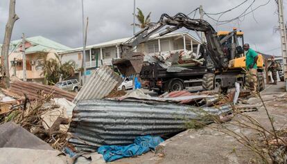 Los efectos del hurac&aacute;n Irma en la isla de Saint Martin.