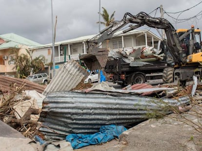 Los efectos del hurac&aacute;n Irma en la isla de Saint Martin.