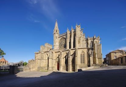 Catedral de Saint Michel en Carcasona, Francia. 