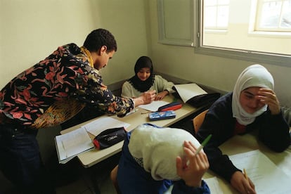 Una escuela coránica en Francia. Francis DEMANGE/Gamma-Rapho via Getty Images)