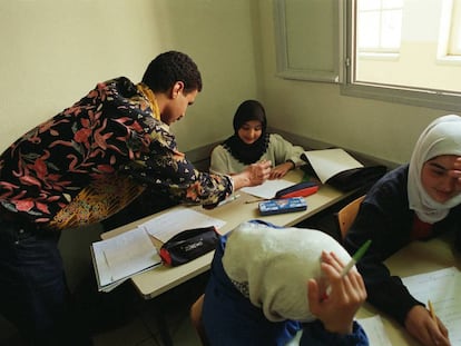 Una escuela coránica en Francia. Francis DEMANGE/Gamma-Rapho via Getty Images)