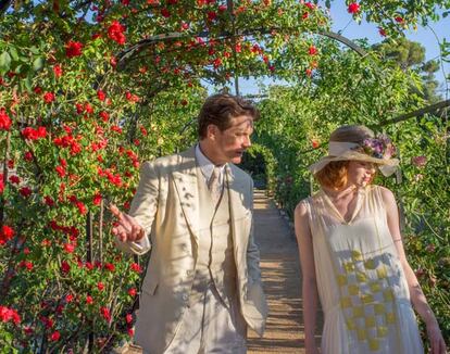 MAGIC IN THE MOONLIGHT, from left: Colin Firth, Emma Stone, 2014. ph: Jack English/©Sony