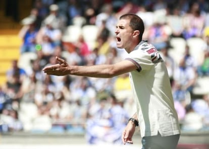 Gaizka Garitano, entrenador del Eibar y que fue futbolistas del Alavés.