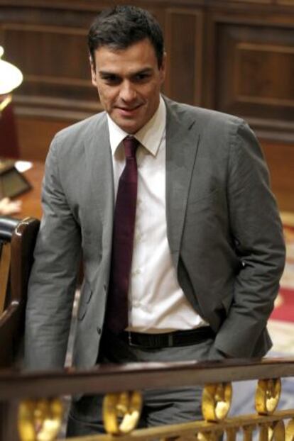 Pedro S&aacute;nchez, este jueves.