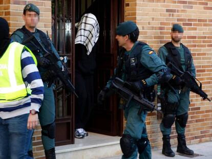 Detenci&oacute;n, el martes, de uno de los supuestos terroristas en Pinto (Madrid).