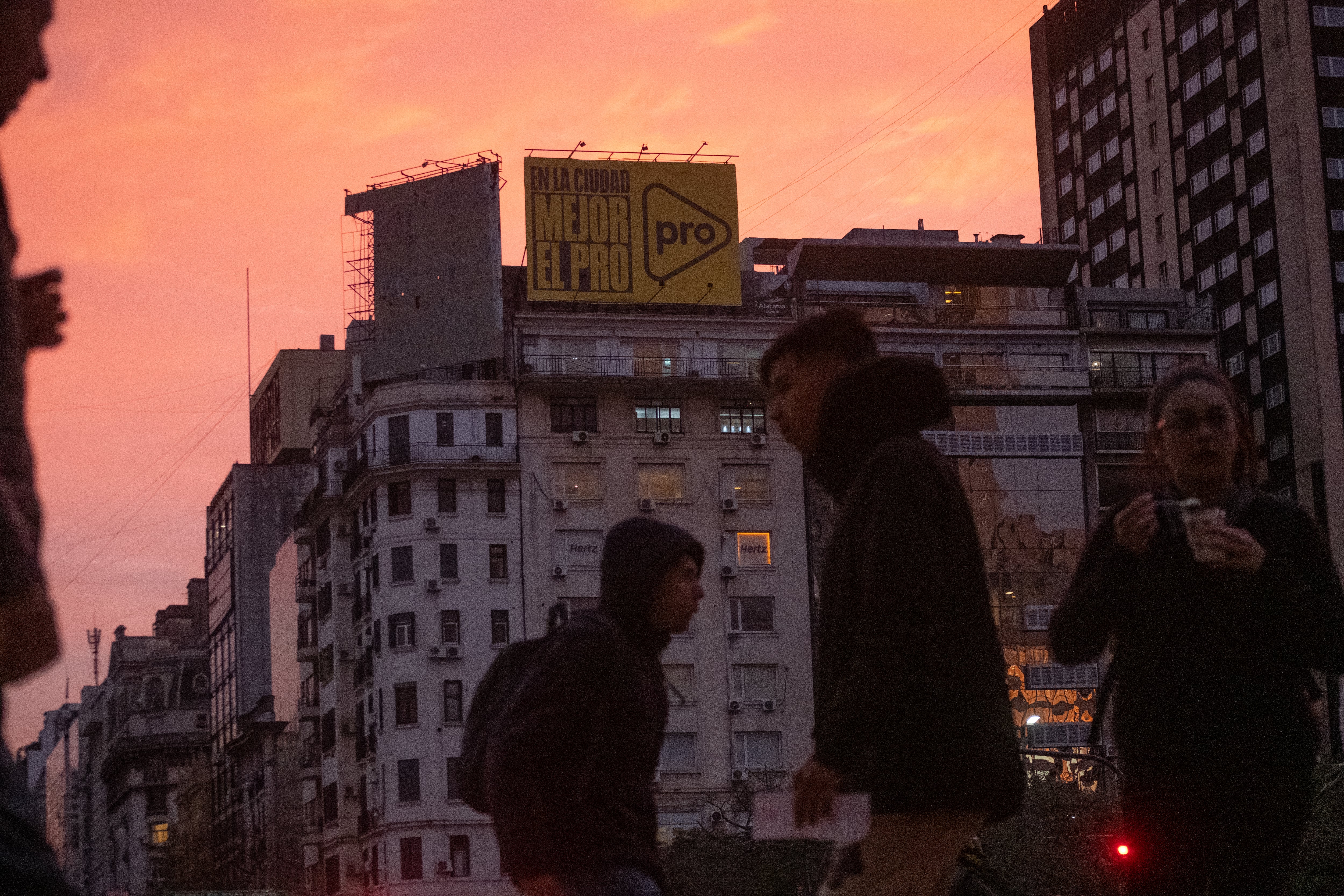 El barrio de Retiro, en el centro de Buenos Aires, Argentina.