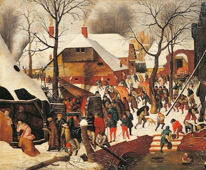 'La adoración de los magos', de Pieter Brueghel el Joven.