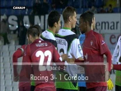 Copa del Rey. Dieciseisavos vuelta. Racing 3 - Córdoba 1