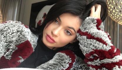 La modelo Kylie Jenner en una foto de Instagram.