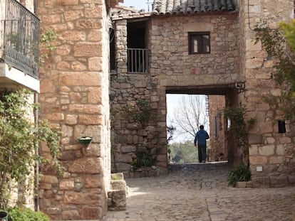 El poble tarragoní de Siurana, pràcticament buit.