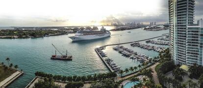Miami es el puerto de cruceros más grande del mundo.