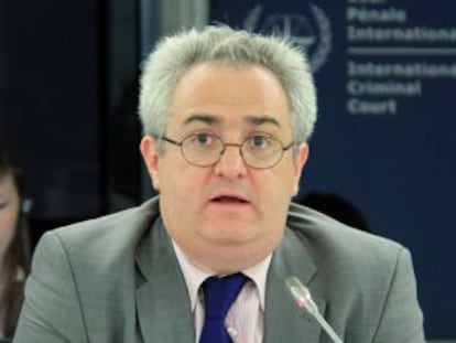 Esteban Peralta, funcionario de la Corte Penal Internacional.
