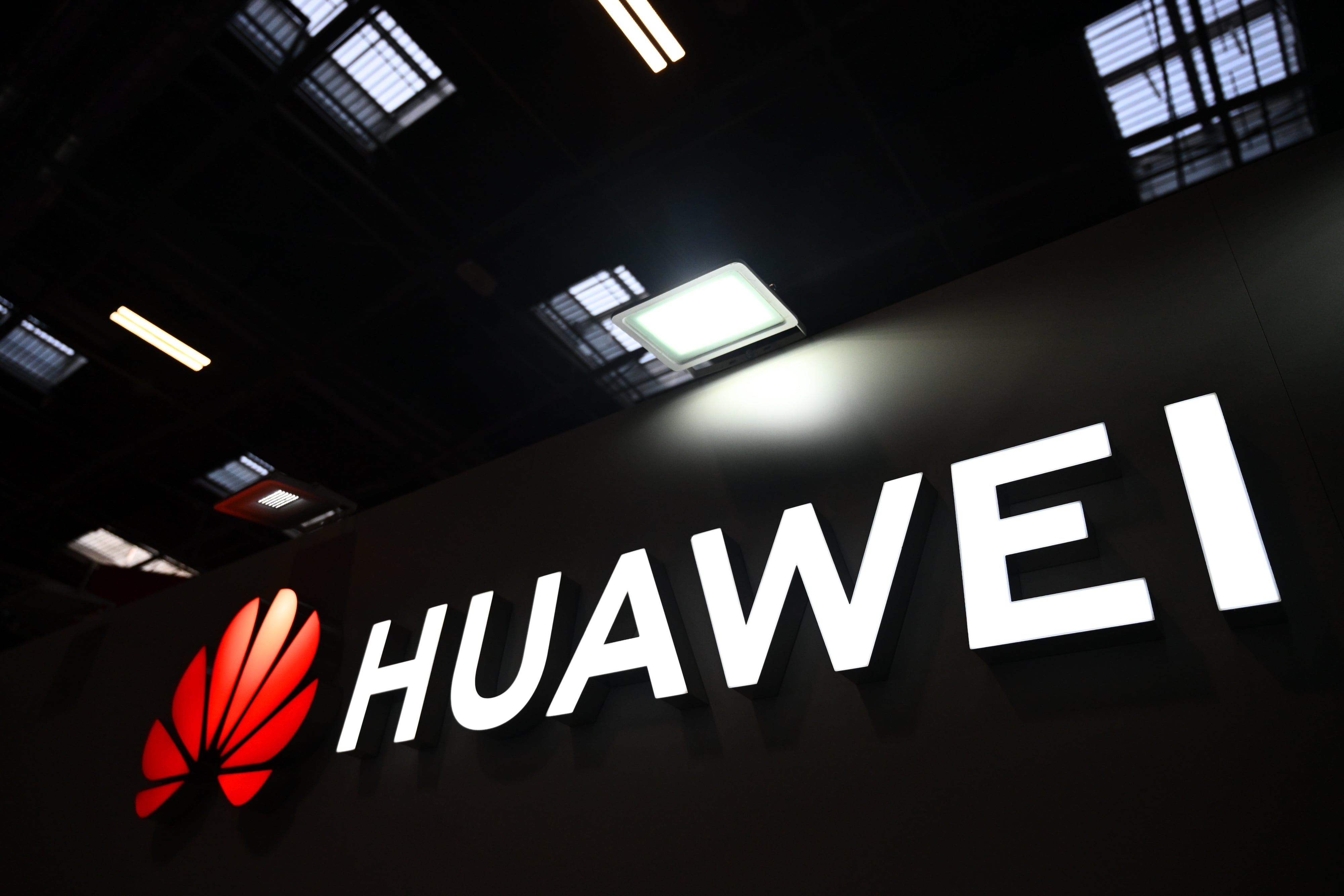 Logo de Huawei. 
