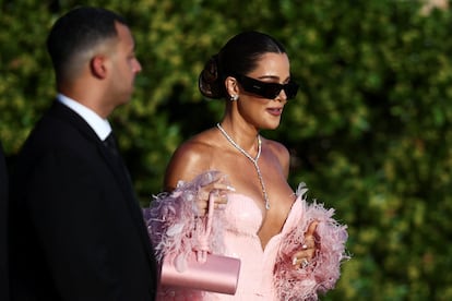Khloe Kardashian, en las celebraciones por la boda de Jeff Bezos, hace unos días en Venecia.