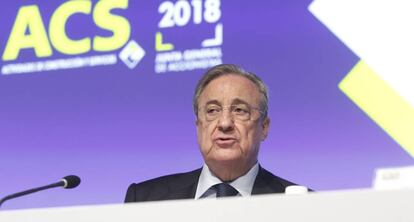 Florentino Pérez, presidente de ACS.