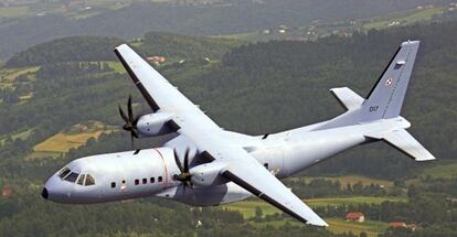 Imagen del avi&oacute;n de transporte militar de la Rep&uacute;blica Checa C-295M.