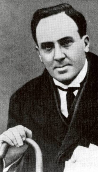 El poeta Antonio Machado.