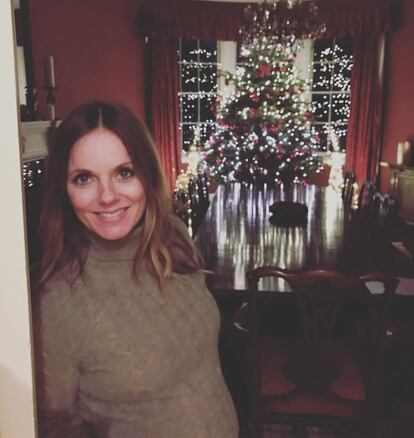 Para la cantante Geri Horner (conocida como la Spice Girl picante) va a ser una Navdiad especial, pues está embarazada de su segundo hijo con Christian Horner.