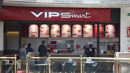 Restaurante 'VipSmart' en el centro comercial Plaza Norte 2 de Alcobendas (Madrid).