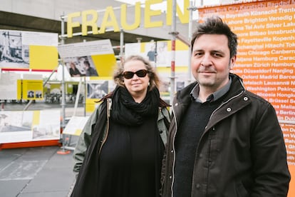 Katja Schechtner y Wojciech Czaja, comisarios de la muestra 'Frauen Bauen Stadt: The City Through a Female Lens'.